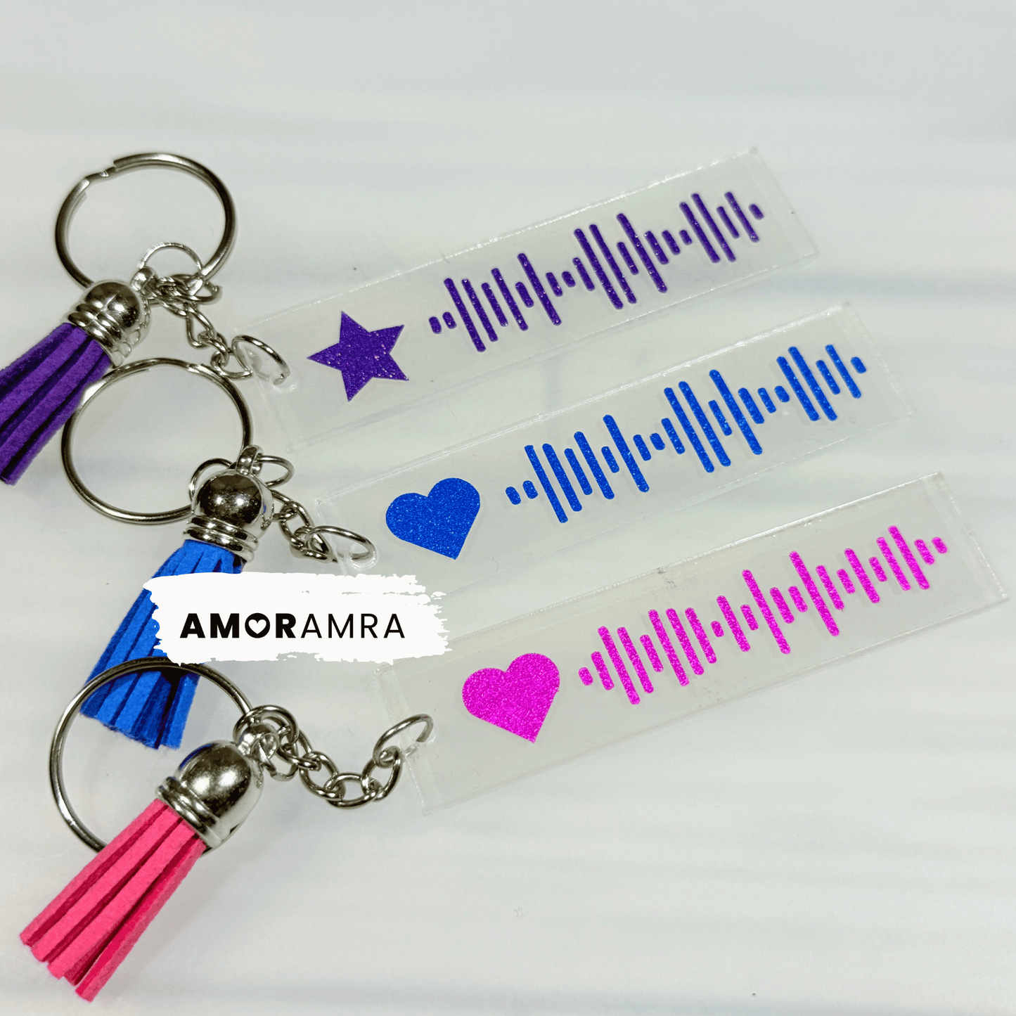 Scannable Music Keychain | Song Keychain