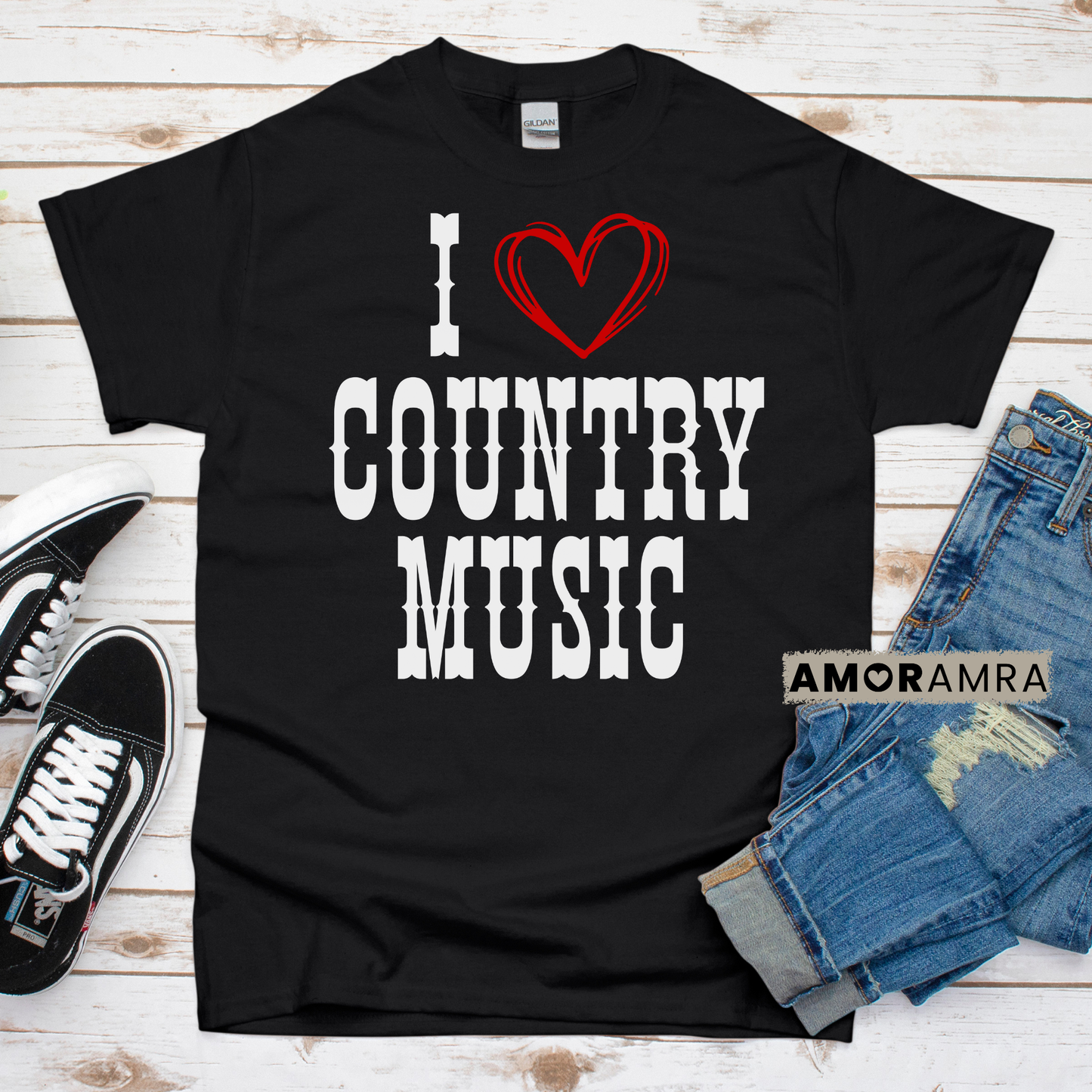I Love Country Music Shirt