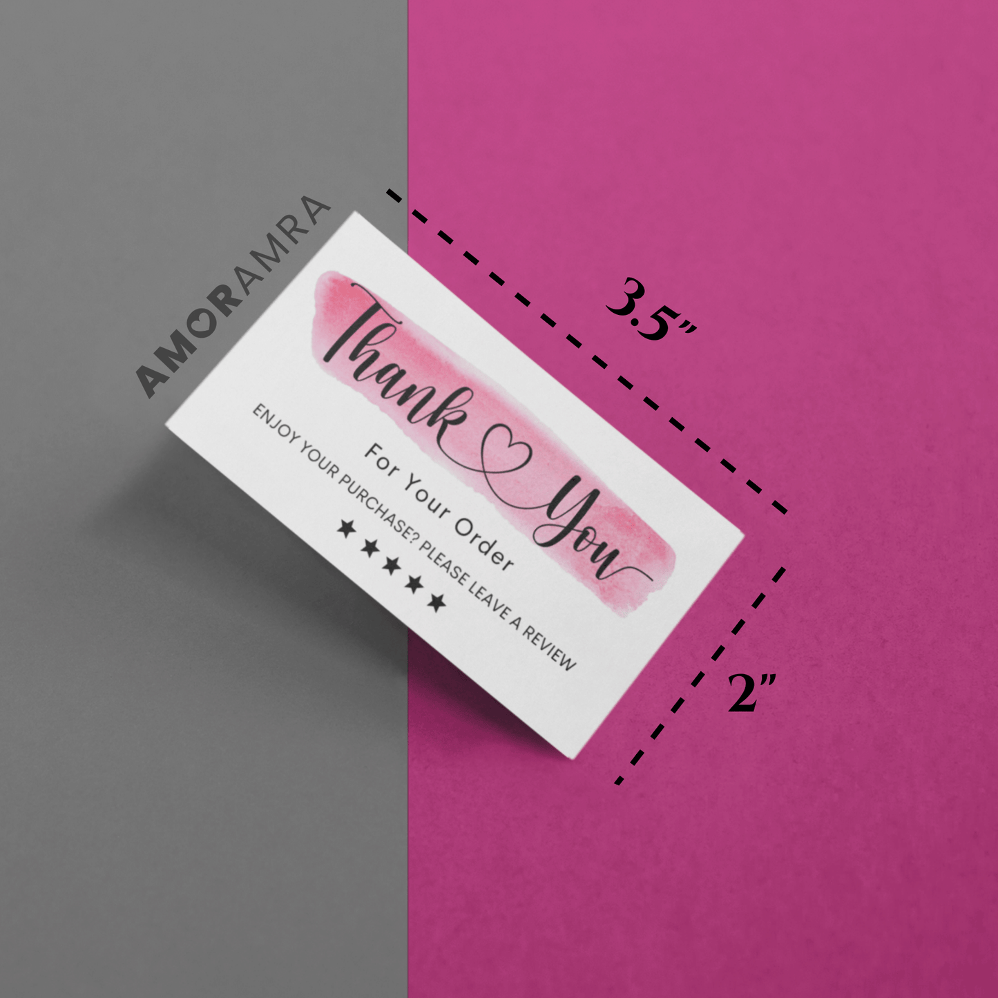 Leave a Review Package Inserts - Amor Amra