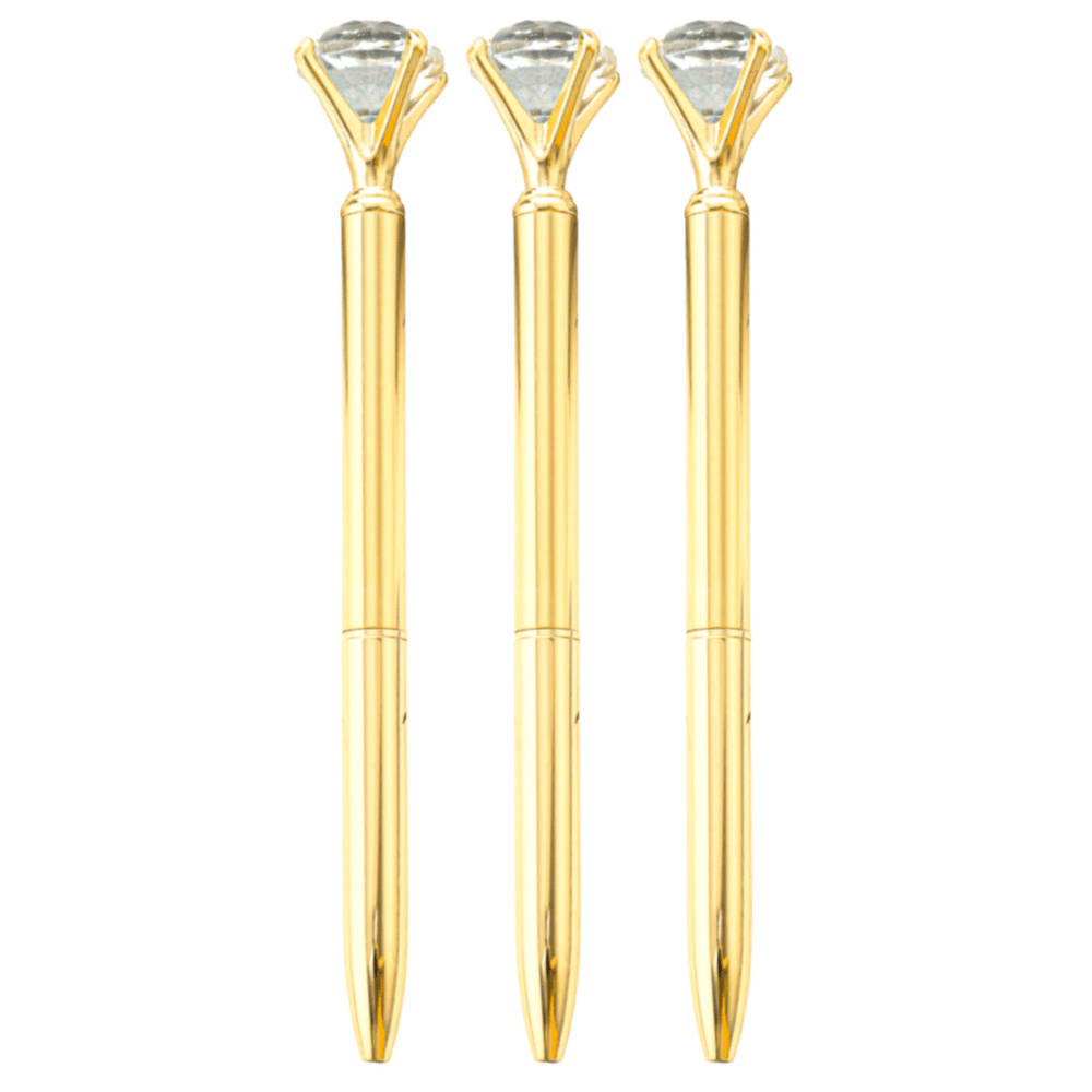 Gold Diamond Top Pen – Gathered & Co.