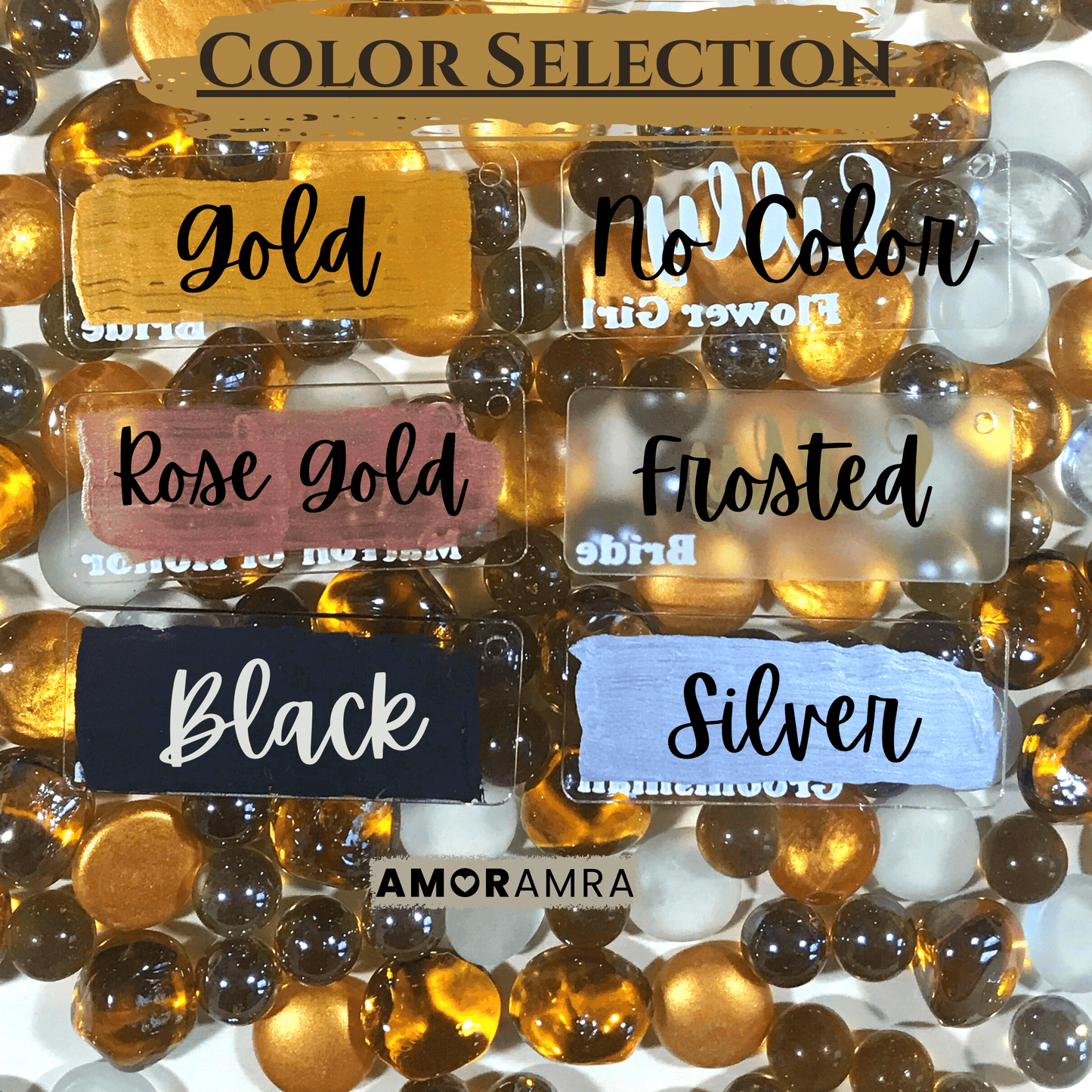 Personalized Bridal Keychain | Bridal Wedding Favors - Amor Amra
