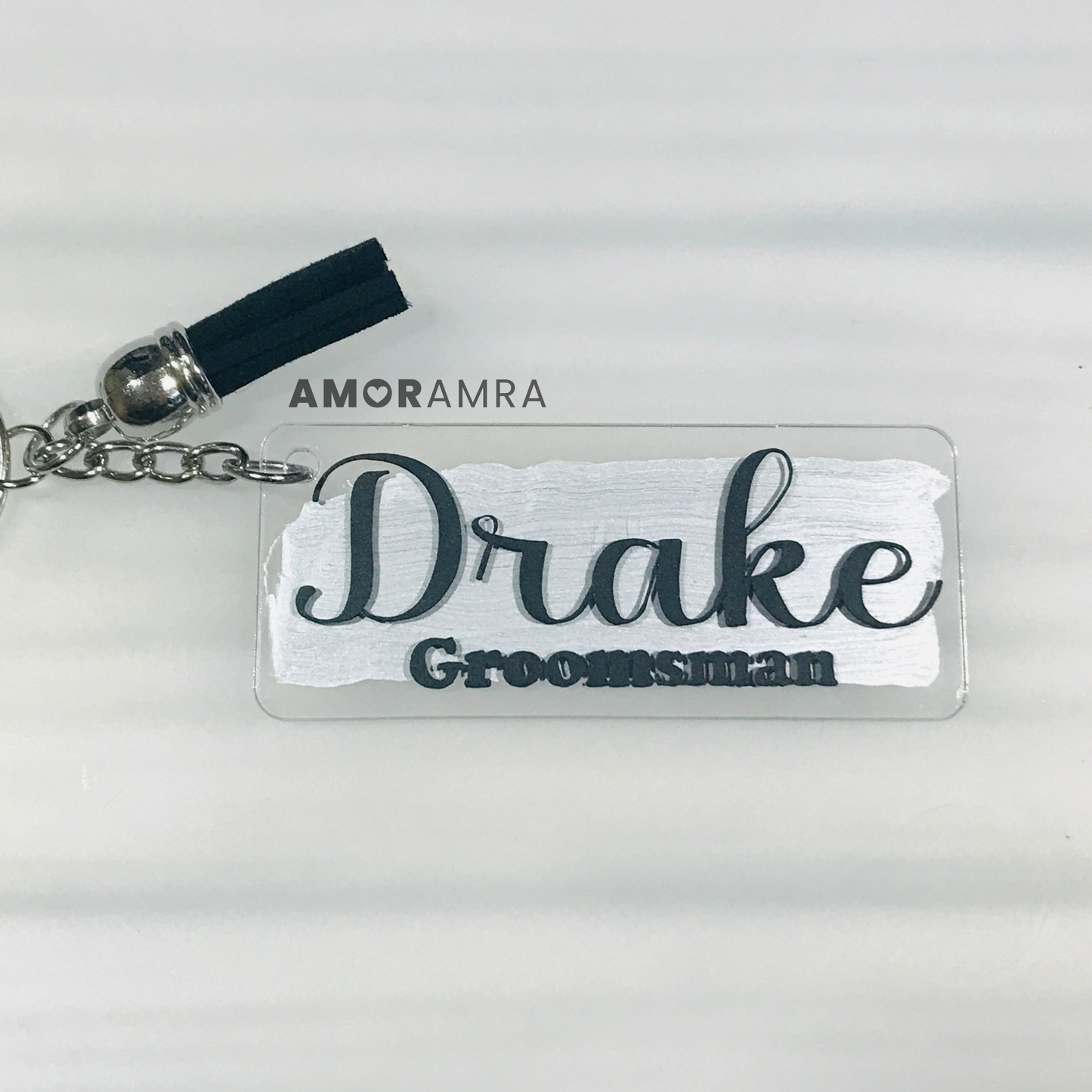 Personalized Bridal Keychain | Bridal Wedding Favors - Amor Amra