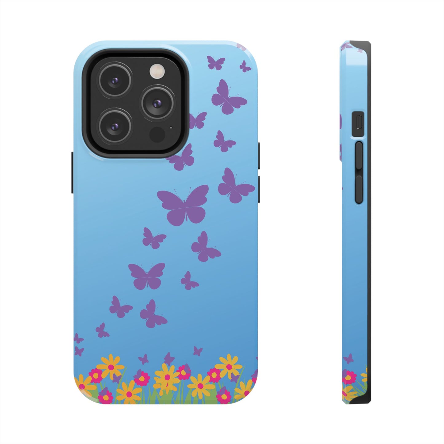 Purple Butterfly iPhone Case