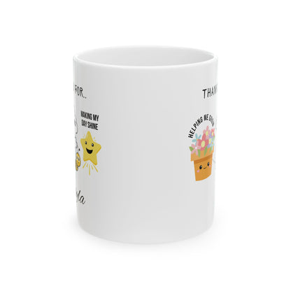 Personalized Thank You Teacher Mug