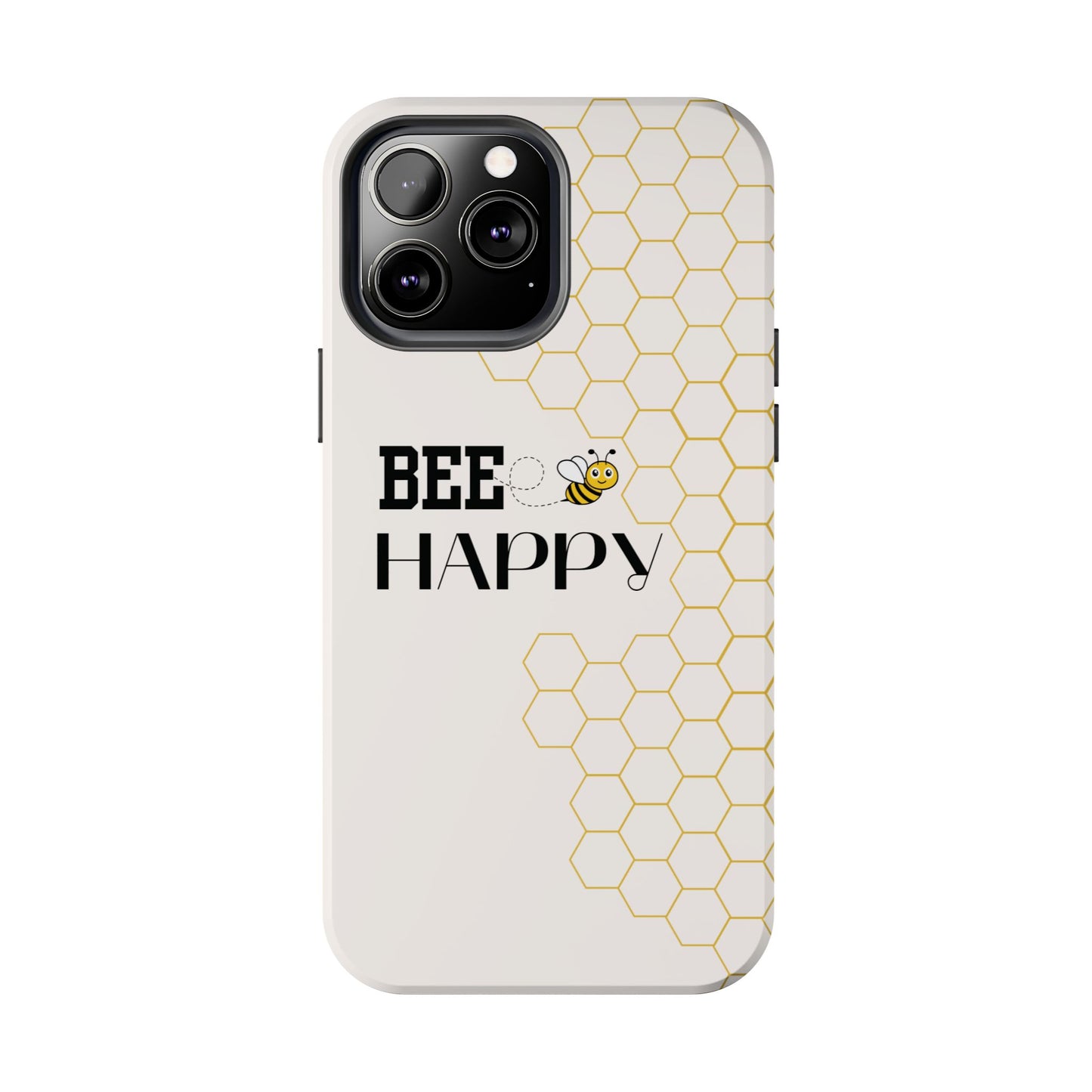 Bumblebee Honeycomb Bee Happy iPhone Case