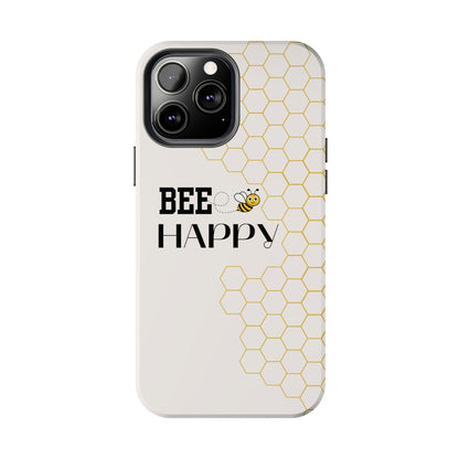 Bumblebee Honeycomb Bee Happy iPhone Case
