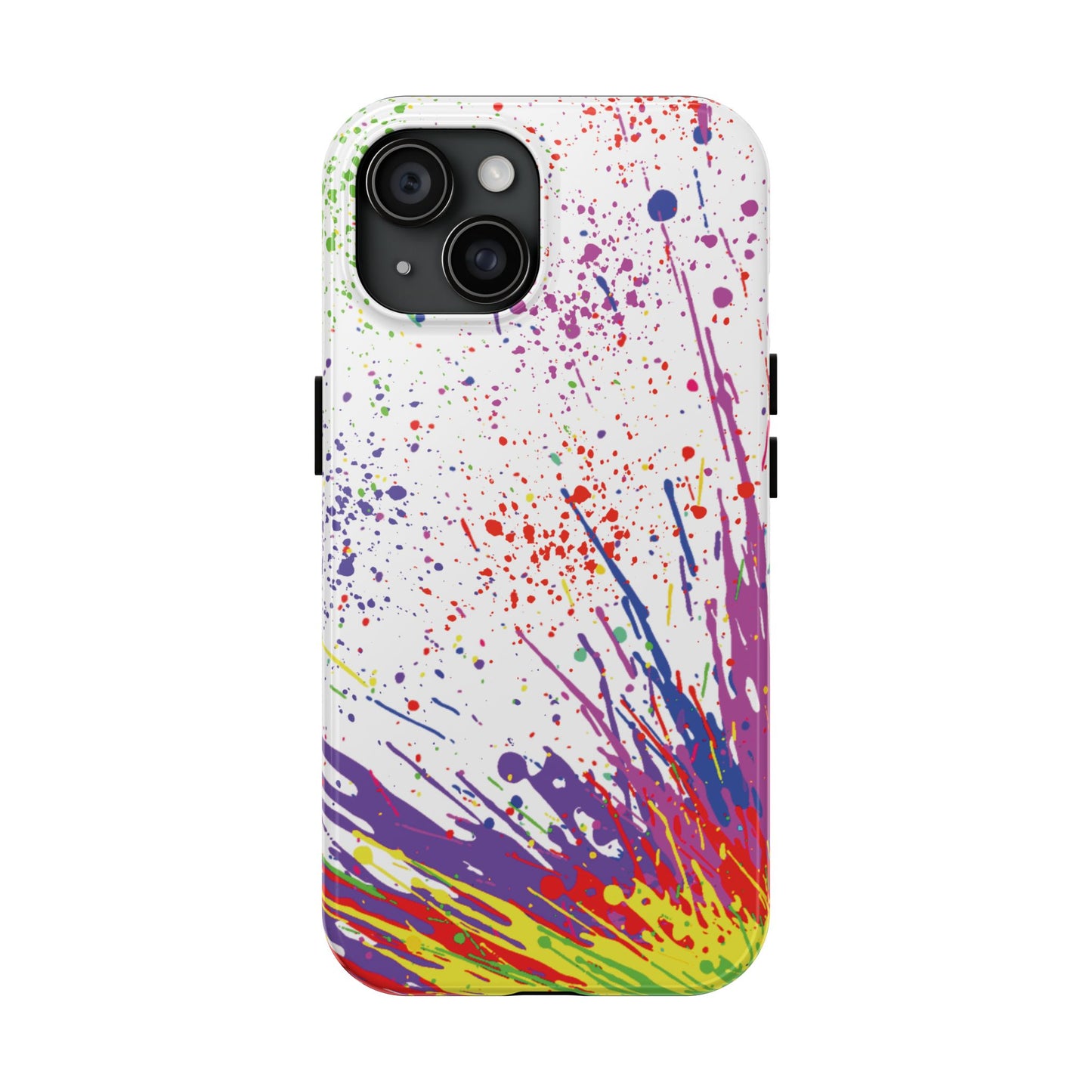 Colorful Paint Splatter iPhone Case