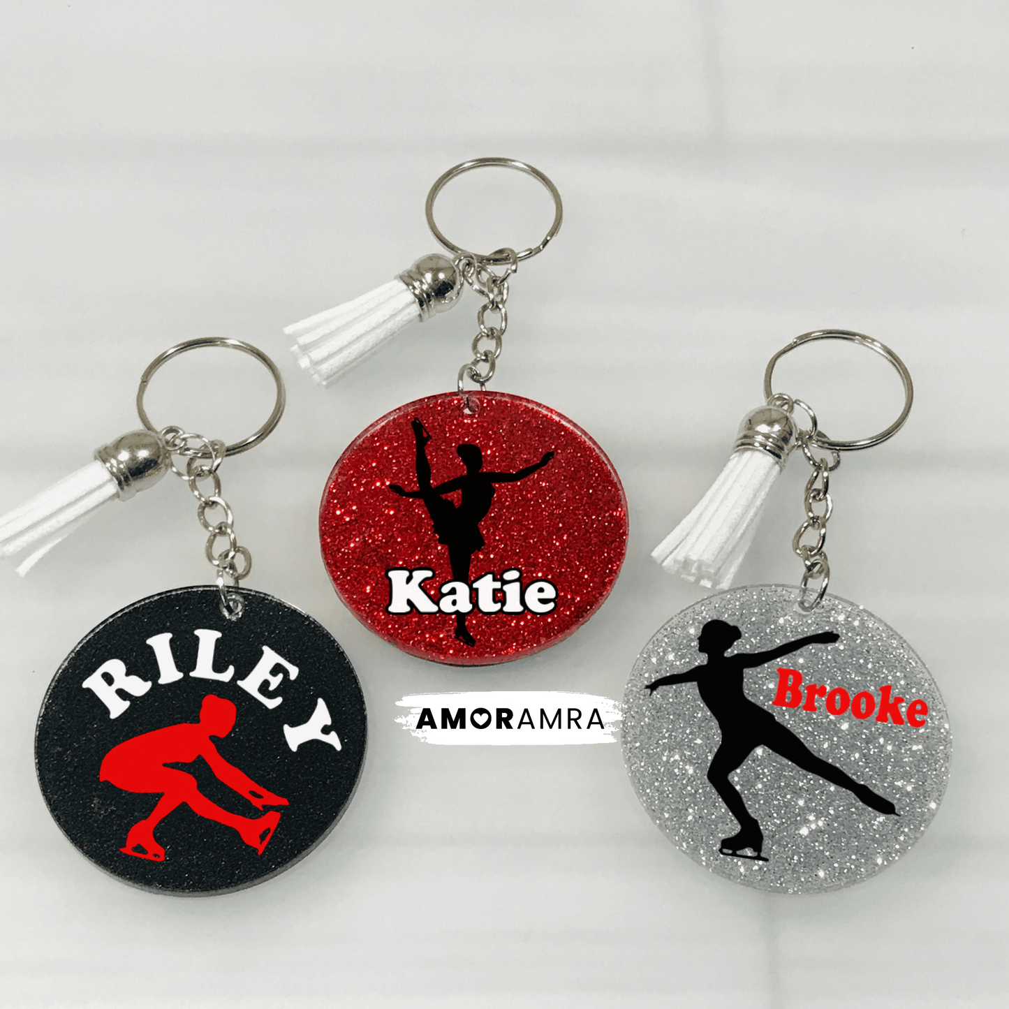 Personalized Figure Skating | Synchronized Skating Keychain