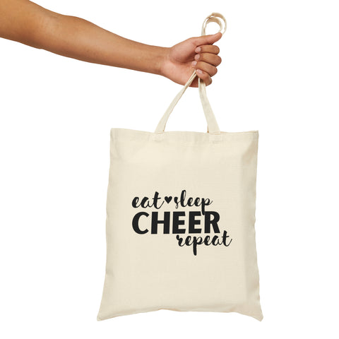 Cheer Tote | Eat Sleep Cheer Repeat Bag - Amor Amra