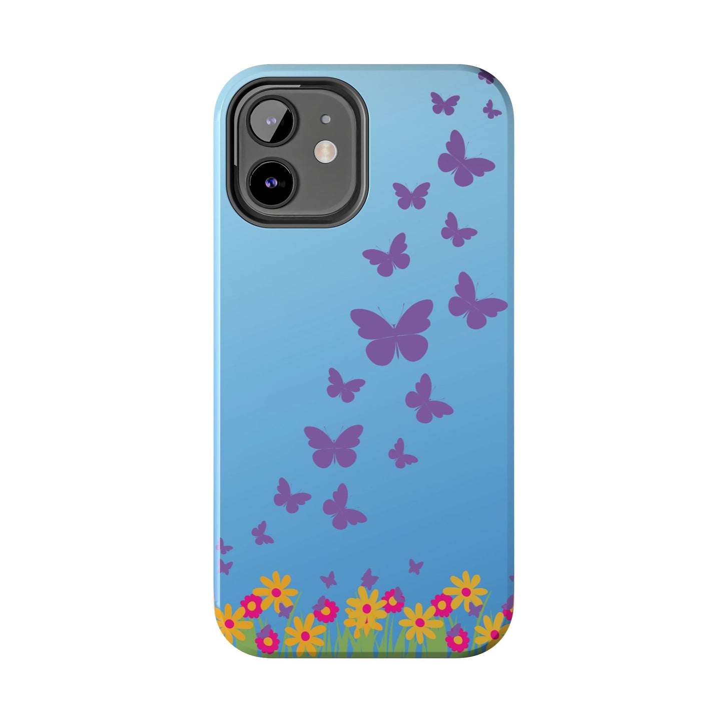 Purple Butterfly iPhone Case