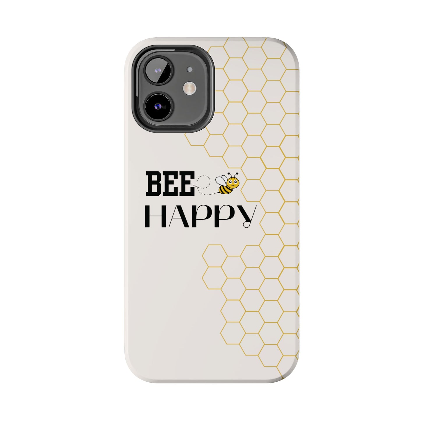 Bumblebee Honeycomb Bee Happy iPhone Case