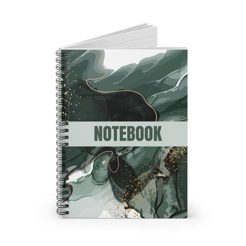 Green Marble Notebook