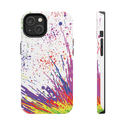 Colorful Paint Splatter iPhone Case