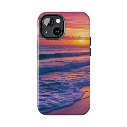 Vibrant Beach Sunset Phone Case