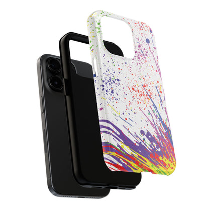 Colorful Paint Splatter iPhone Case