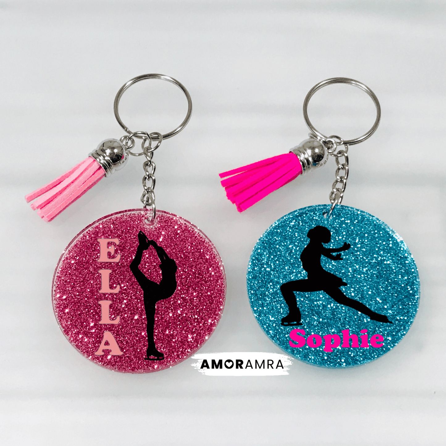 Personalized Figure Skating | Synchronized Skating Keychain