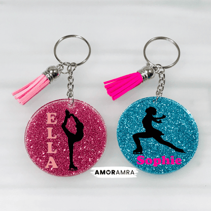 Personalized Figure Skating | Synchronized Skating Keychain