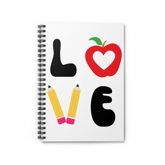 Teacher L O V E Notebook - Amor Amra