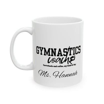 Personalized Gymnastics Coach Mug
