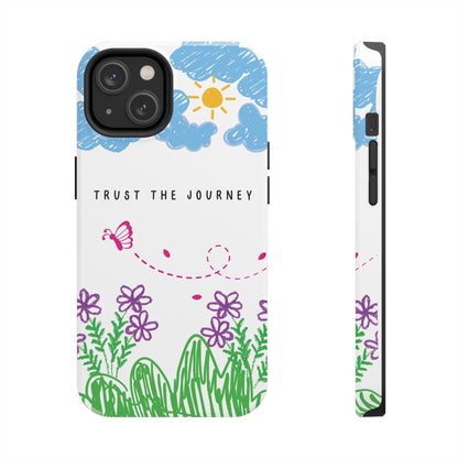 Trust the Journey Doodle Art iPhone Case
