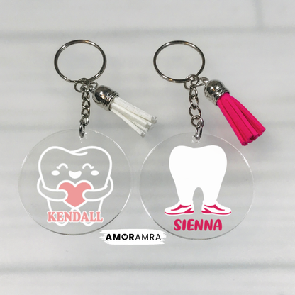 Personalized Dental Keychain - Amor Amra