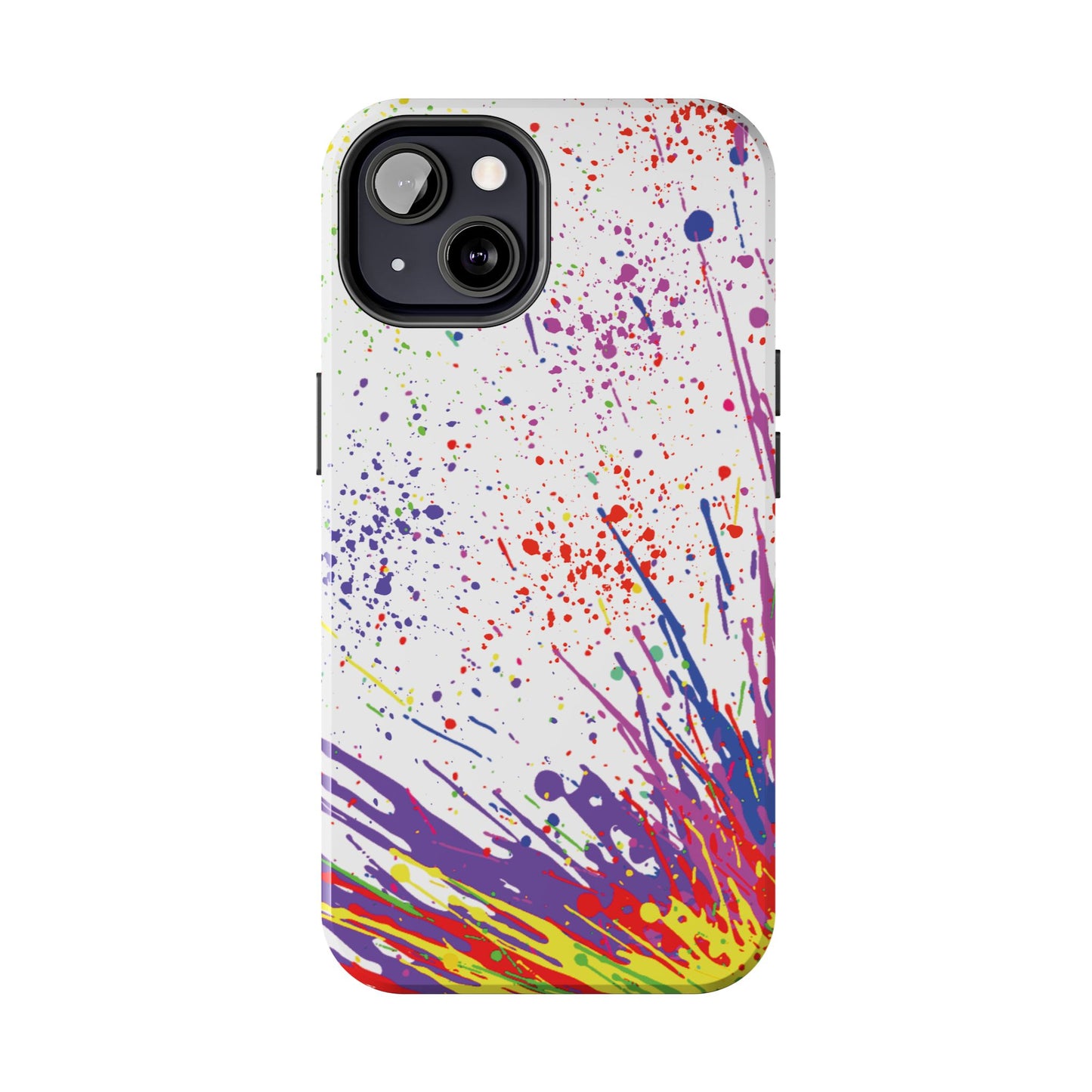 Colorful Paint Splatter iPhone Case