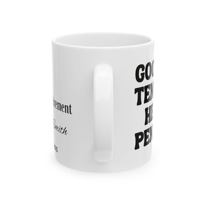 Goodbye Tension, Hello Pension | Personalized Retirement Mug