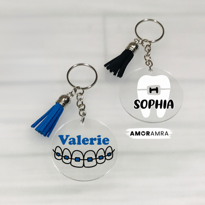 Personalized Dental Keychain - Amor Amra