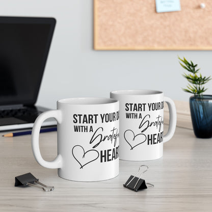 Start Your Day with a Grateful Heart Mug
