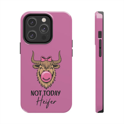 Highland Cow | Not Today Heifer iPhone Case