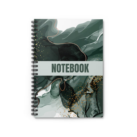 Green Marble Notebook