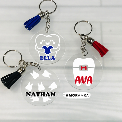 Personalized Dental Keychain - Amor Amra