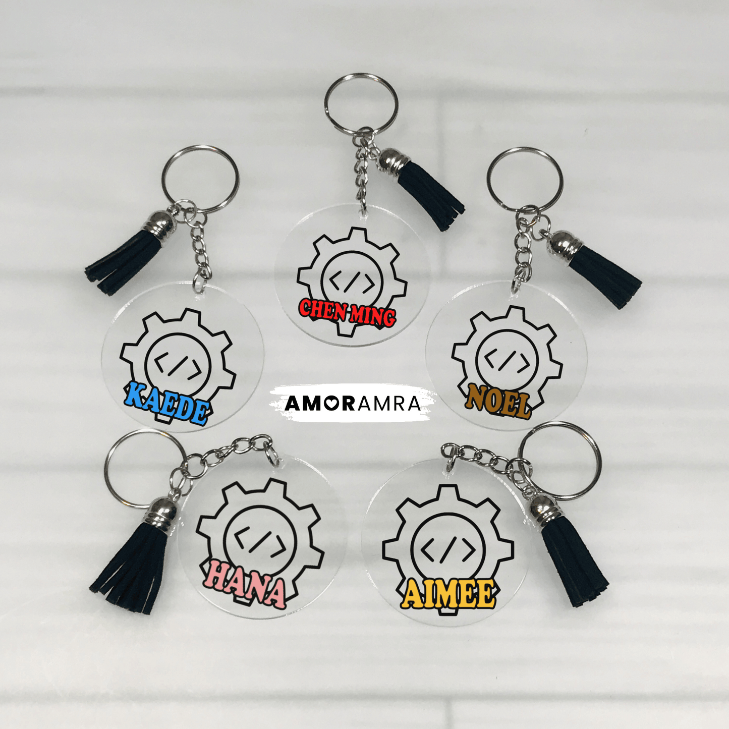 Personalized Web Developer Keychain | Coder Gift