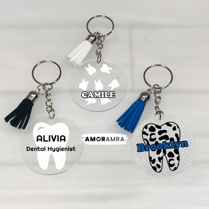 Personalized Dental Keychain - Amor Amra