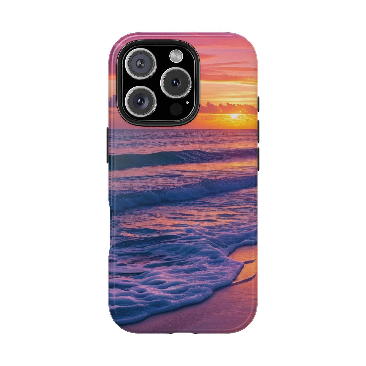 Vibrant Beach Sunset Phone Case
