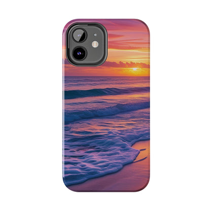 Vibrant Beach Sunset Phone Case