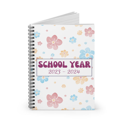 Flowers School Year 2023-2024 Notebook