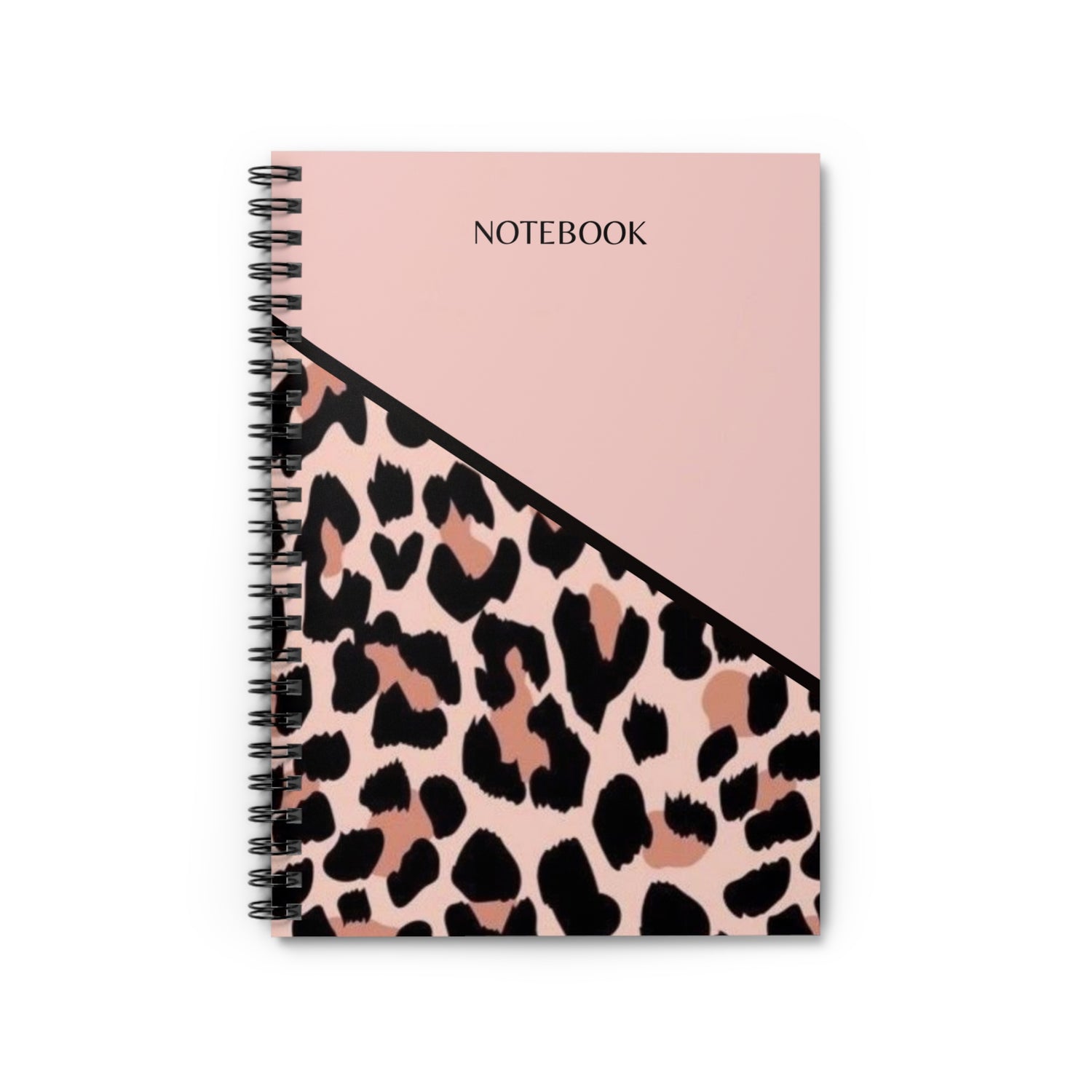 Pink Cheetah Print Notebook - Amor Amra