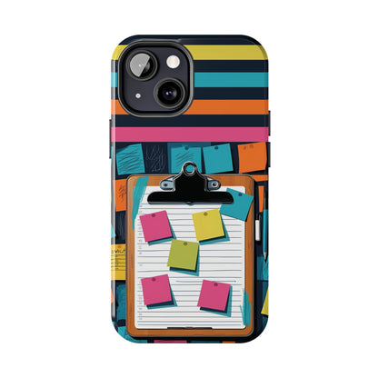 Clipboard Sticky Notes Phone Case