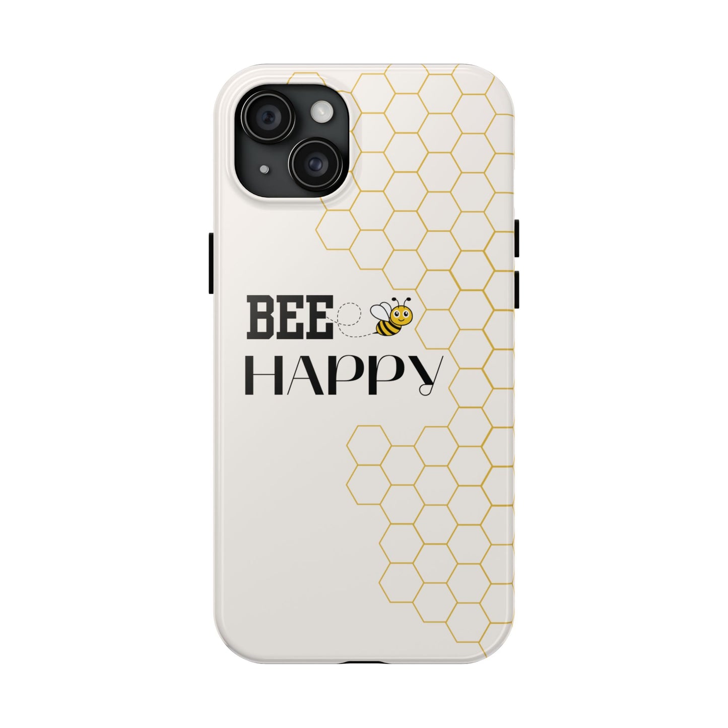 Bumblebee Honeycomb Bee Happy iPhone Case