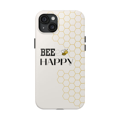 Bumblebee Honeycomb Bee Happy iPhone Case