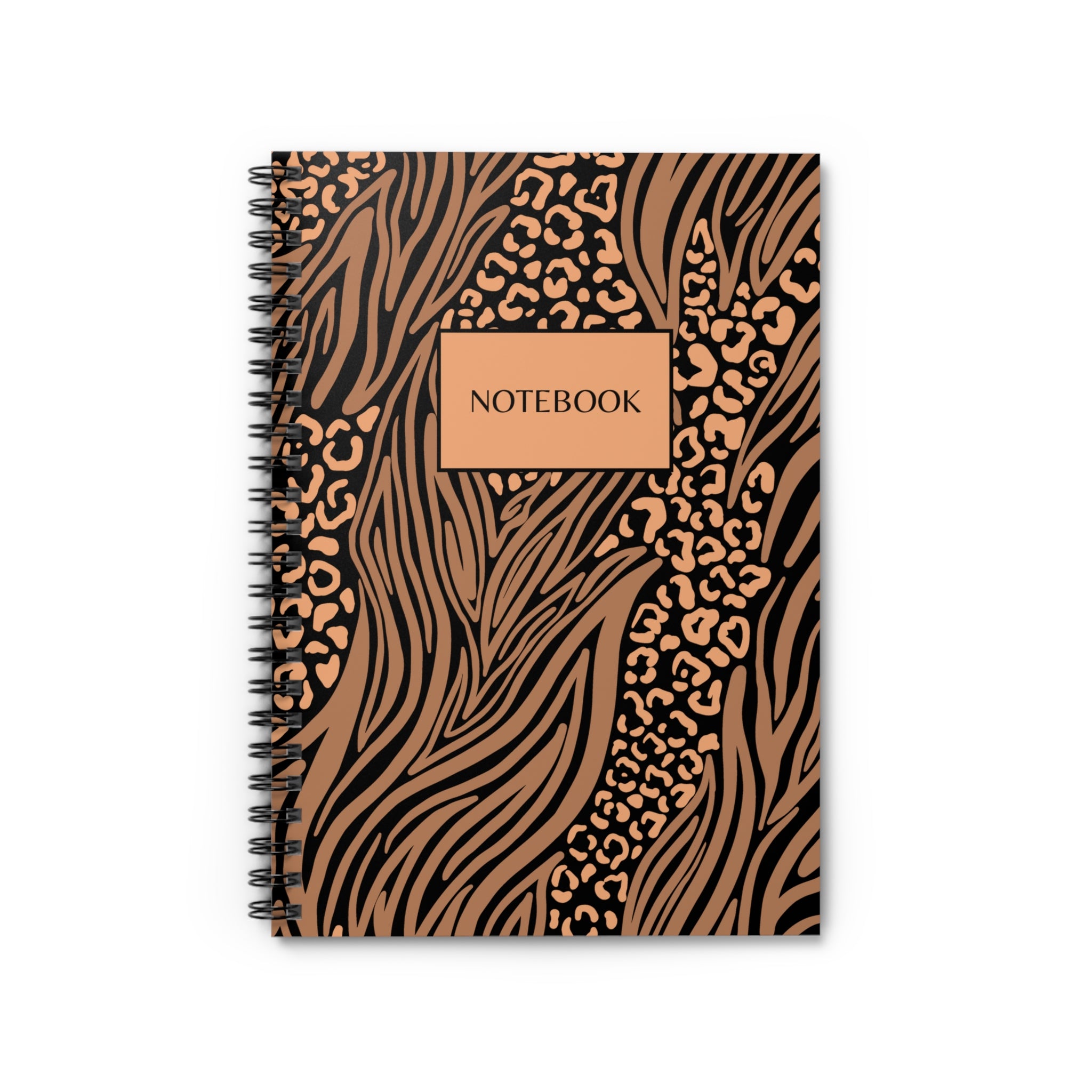 Orange Animal Prints Notebook