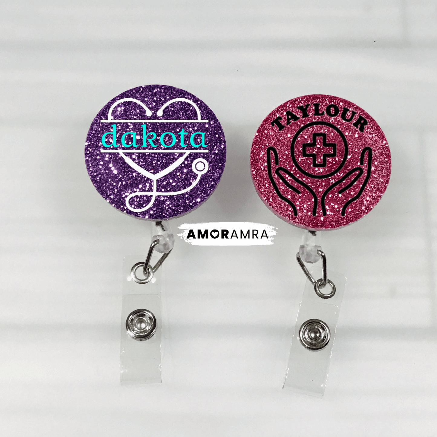 Personalized Nurse Badge Reel