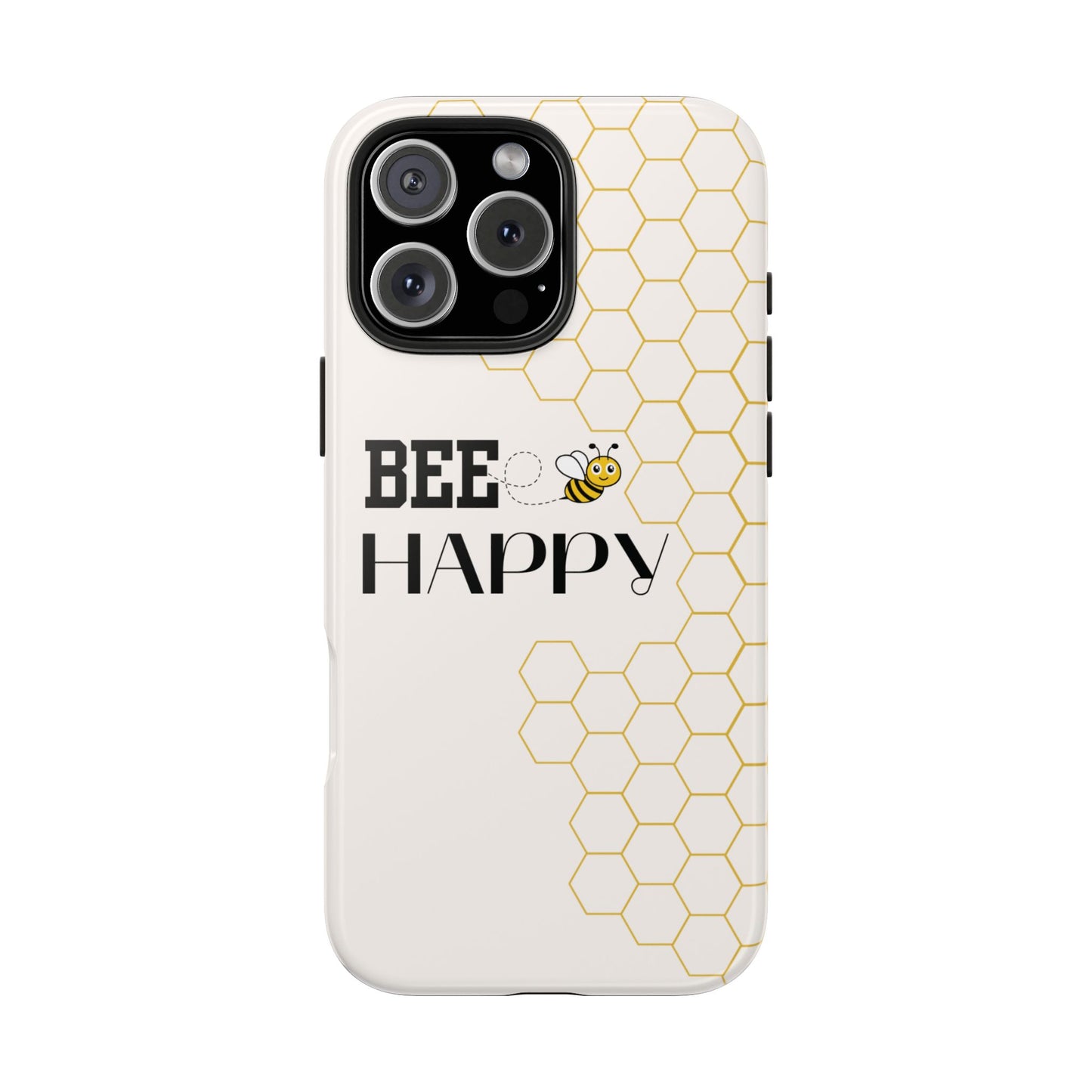 Bumblebee Honeycomb Bee Happy iPhone Case
