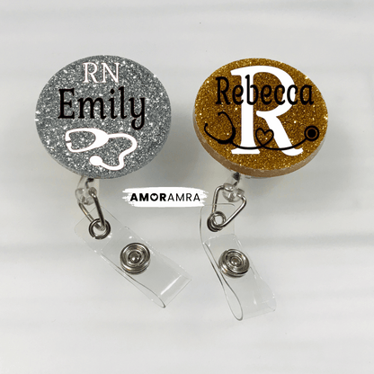 Personalized Nurse Badge Reel