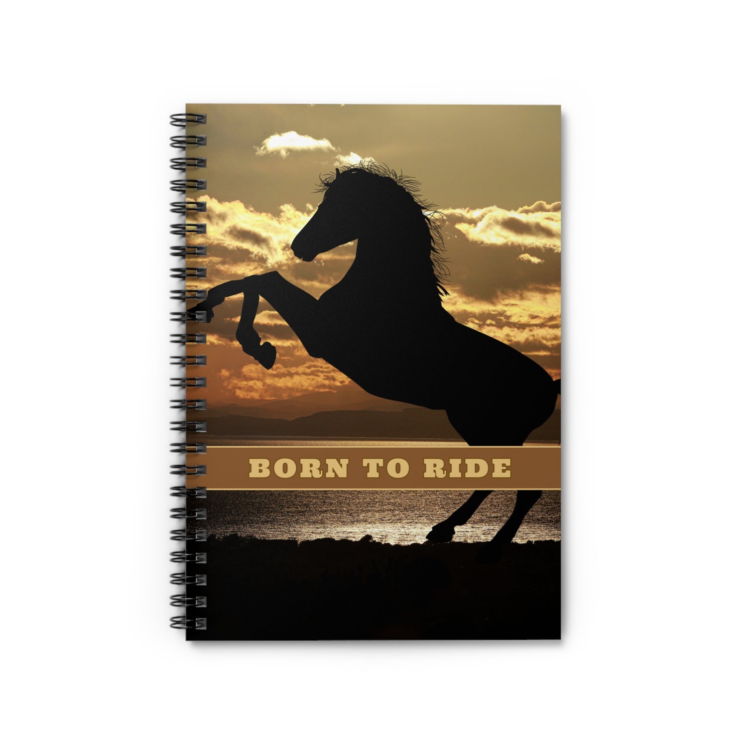 Born To Ride Horses Notebook - Amor Amra