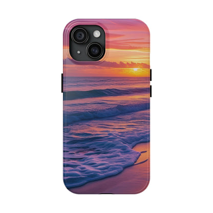 Vibrant Beach Sunset Phone Case