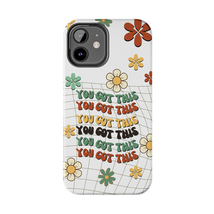 Groovy Retro You Got This iPhone Case