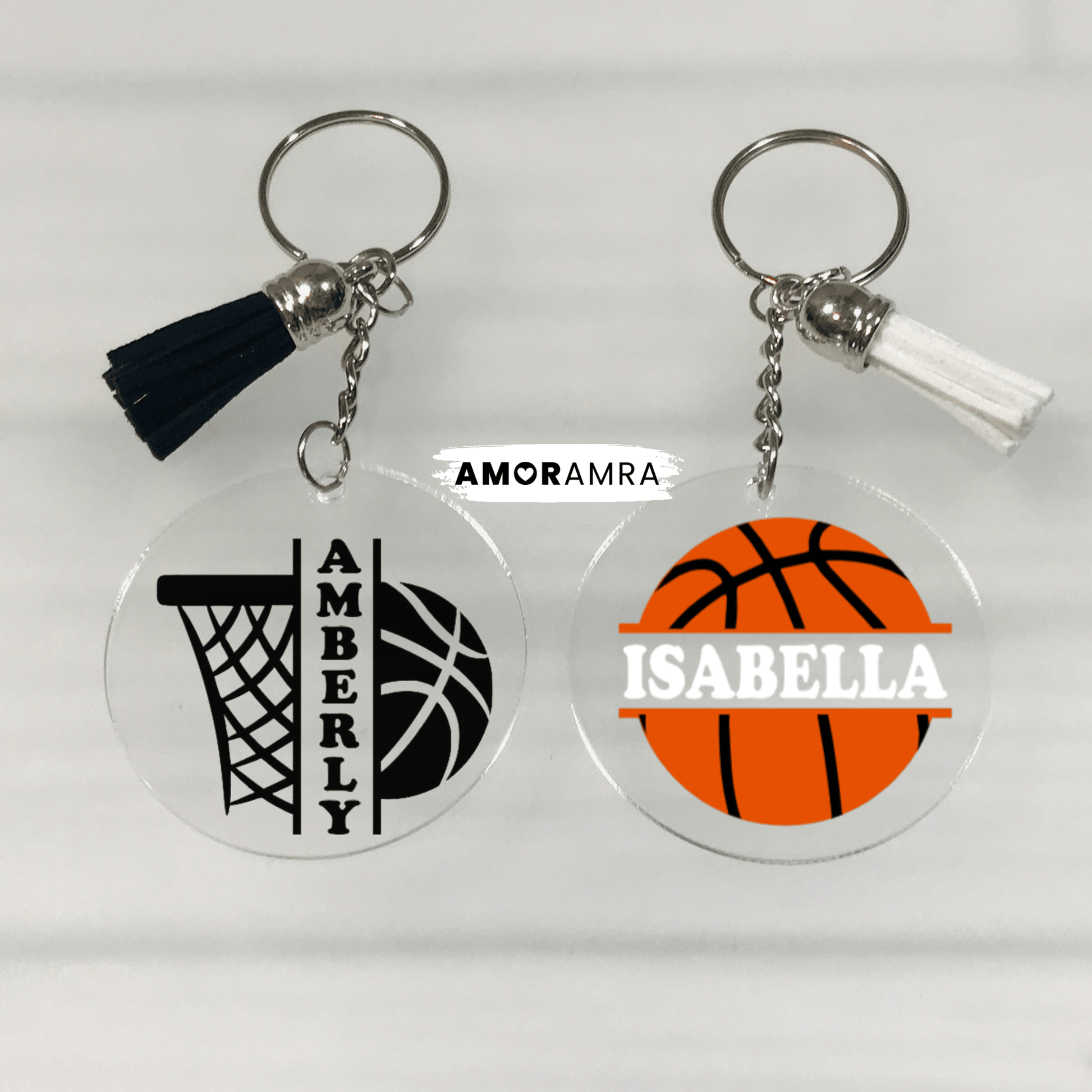Personalized Basketball Keychain - Amor Amra