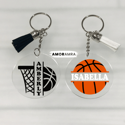 Personalized Basketball Keychain - Amor Amra